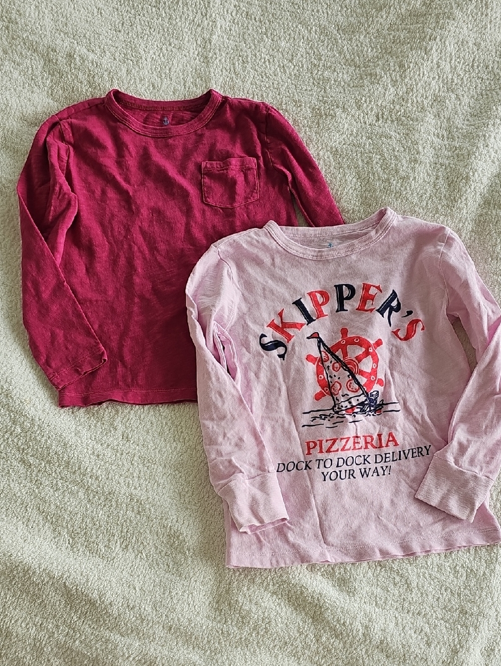 Crewcuts (J.Crew) Girls Long Sleeve Tee Bundle – Size XS (4–5)  NEW W/o Tags